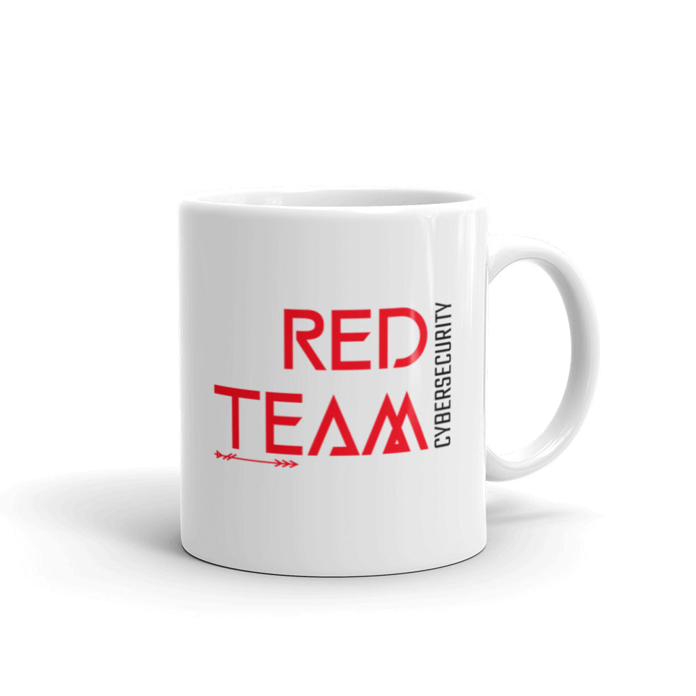Cyber Security Red Team v4 - White glossy mug by DarkByteGear