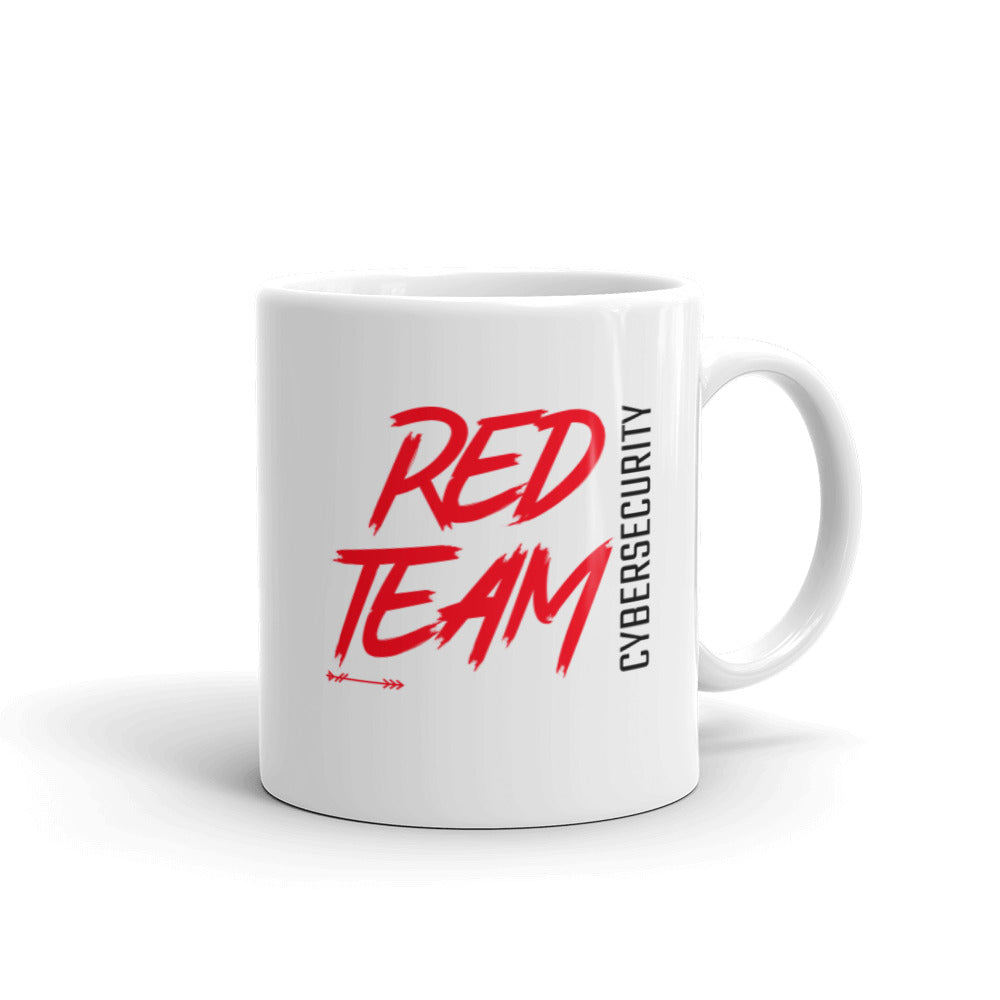 Cyber Security Red Team v6 - White glossy mug by DarkByteGear