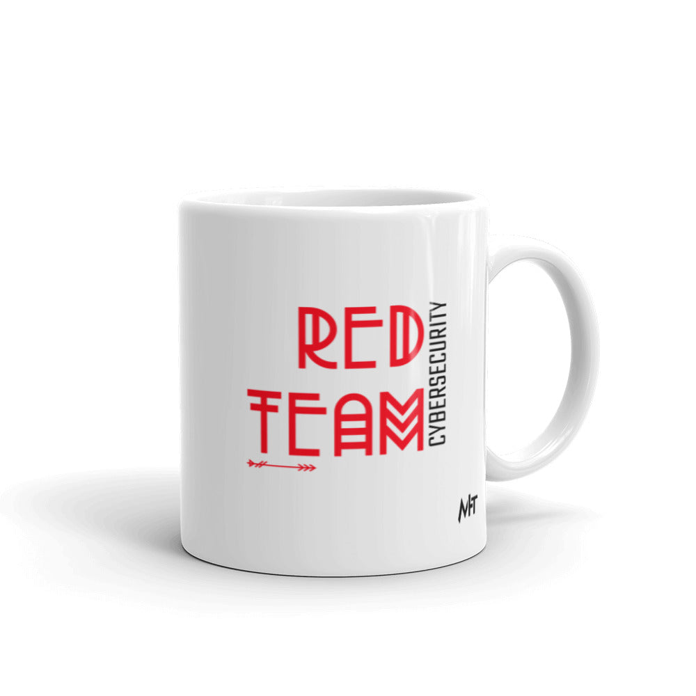 Cyber Security Red Team v5 - White glossy mug by DarkByteGear