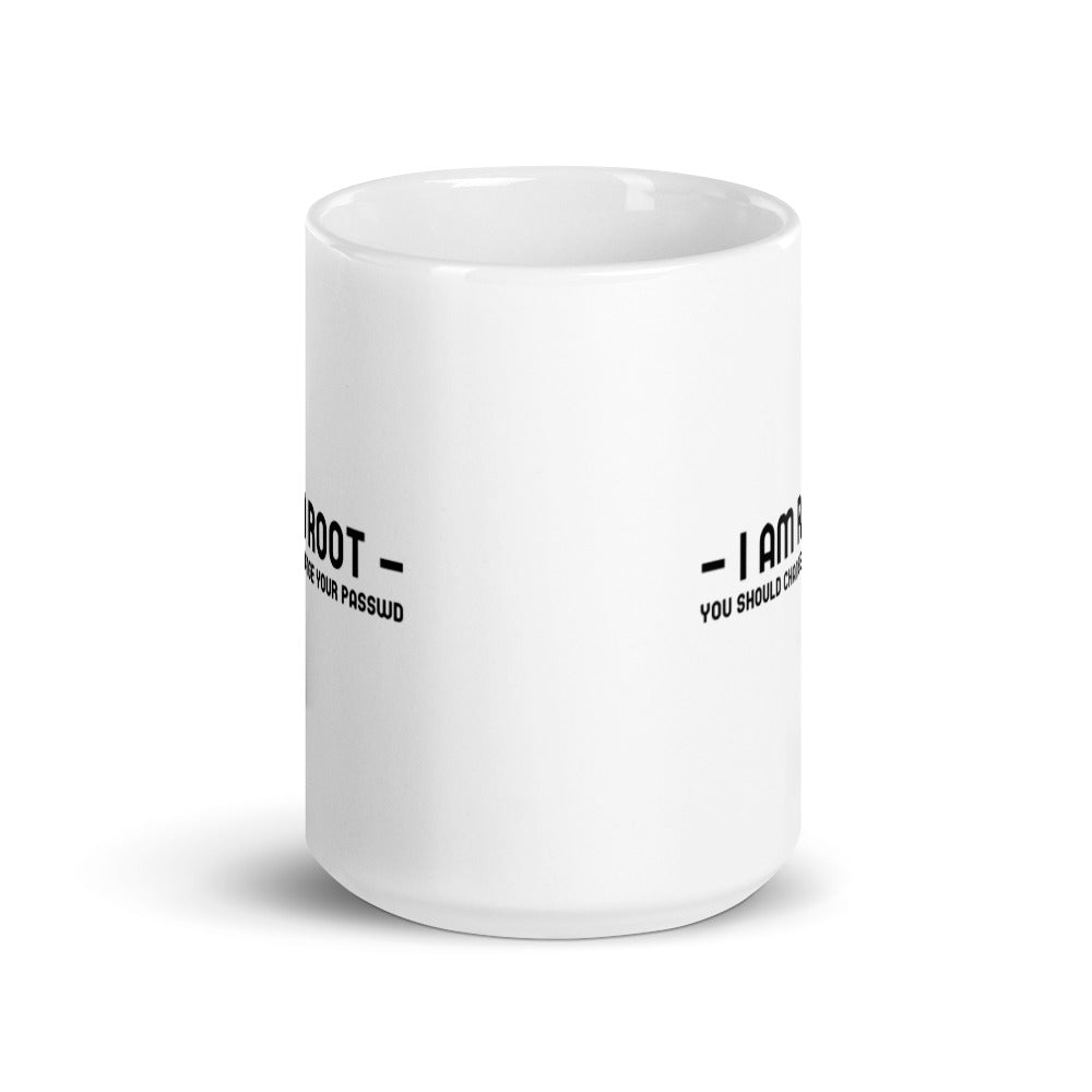 i am root - Mug by DarkByteGear