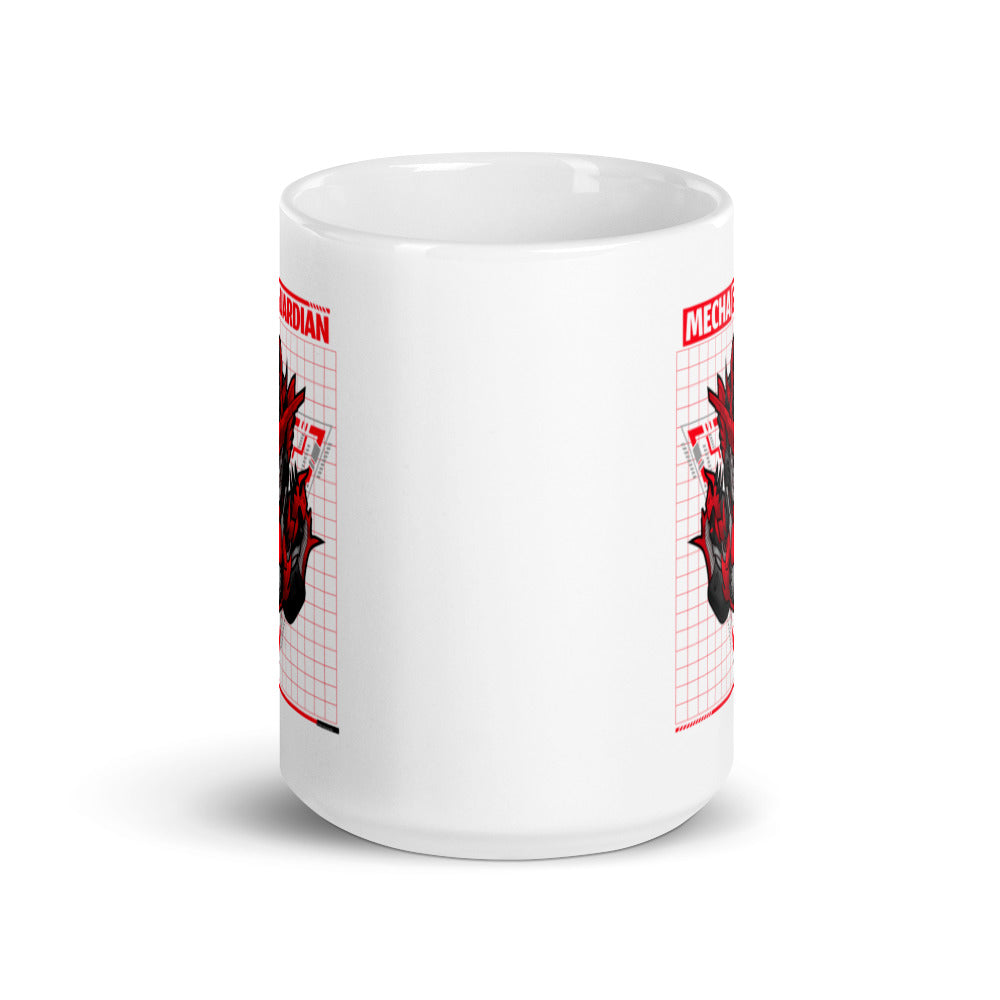 Red Mecha Guardian - Mug by DarkByteGear