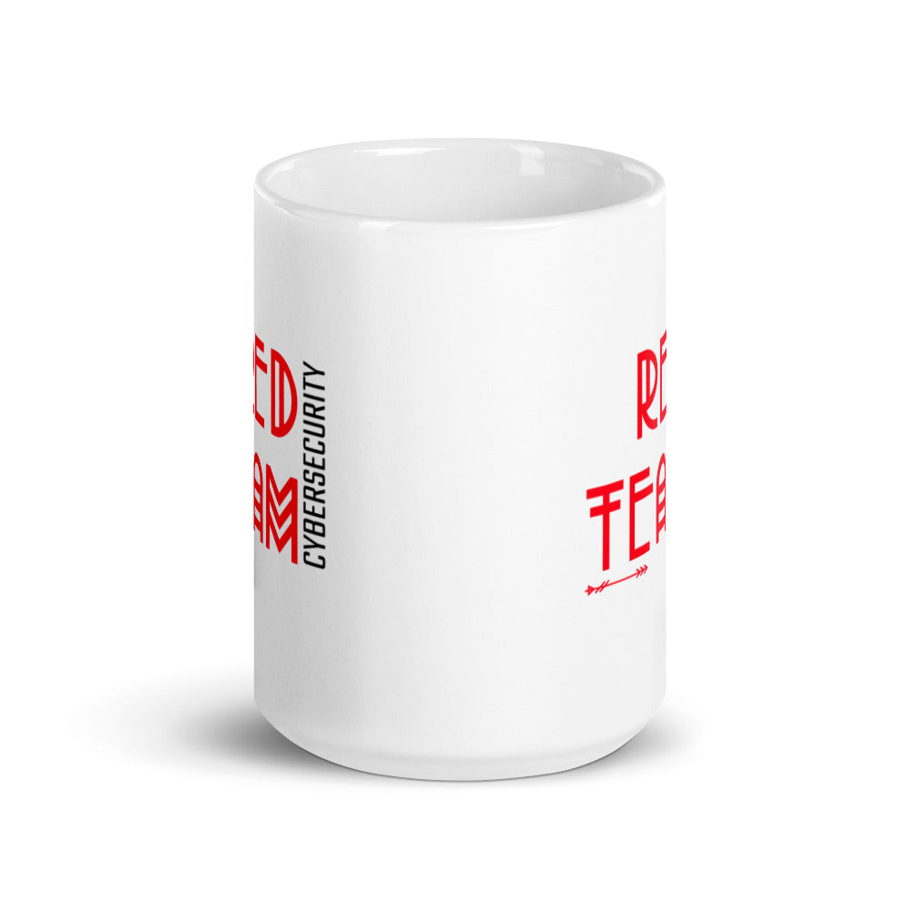 Cyber Security Red Team v5 - White glossy mug by DarkByteGear