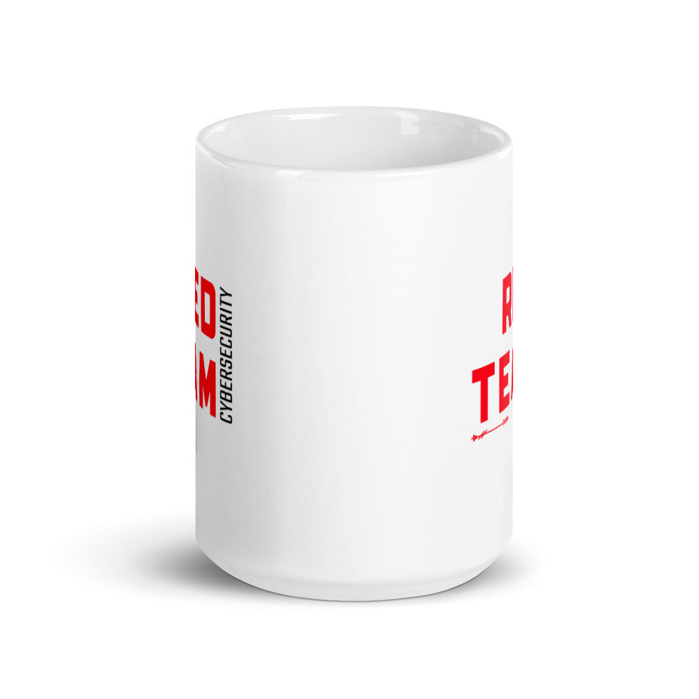 Cyber Security Red Team v7 - White glossy mug by DarkByteGear