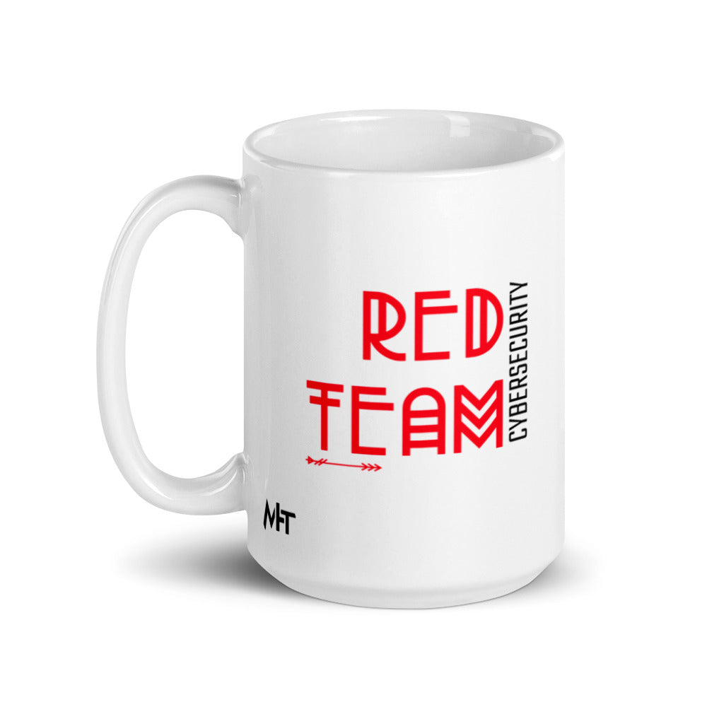 Cyber Security Red Team v5 - White glossy mug by DarkByteGear