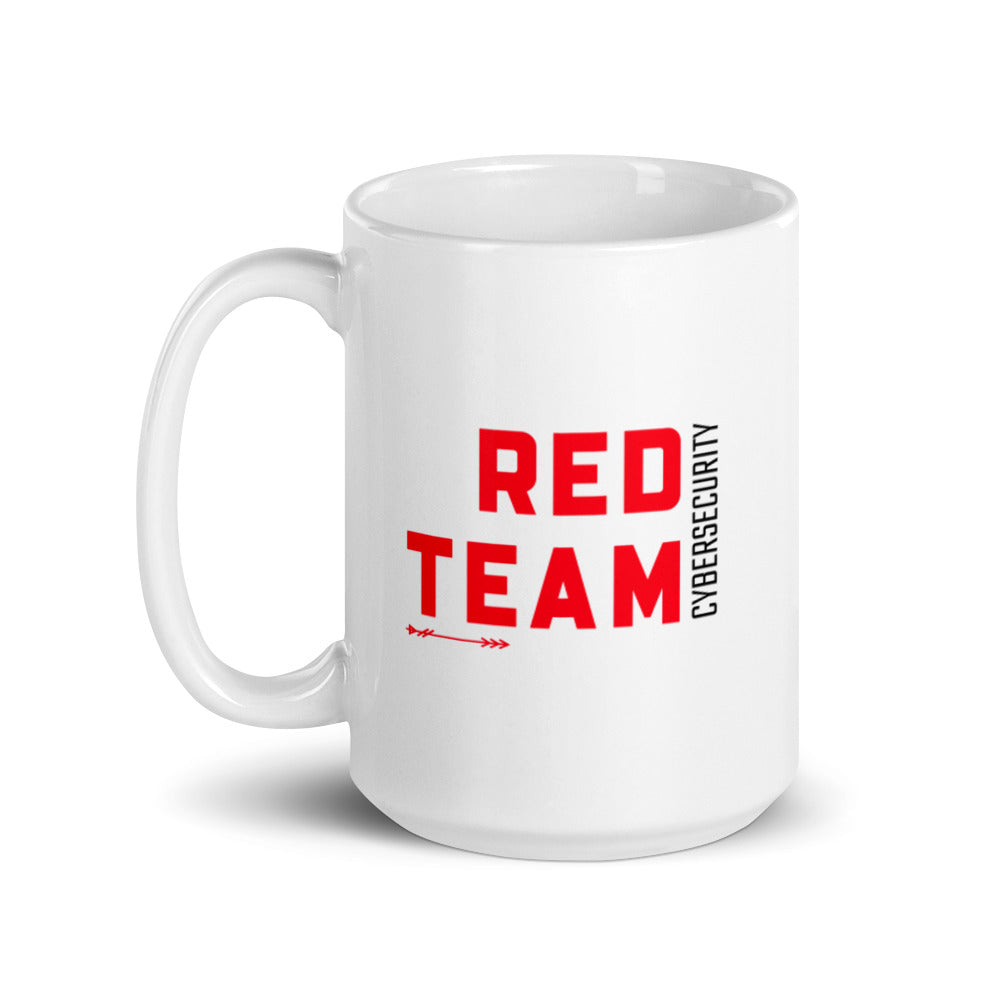 Cyber Security Red Team v7 - White glossy mug by DarkByteGear
