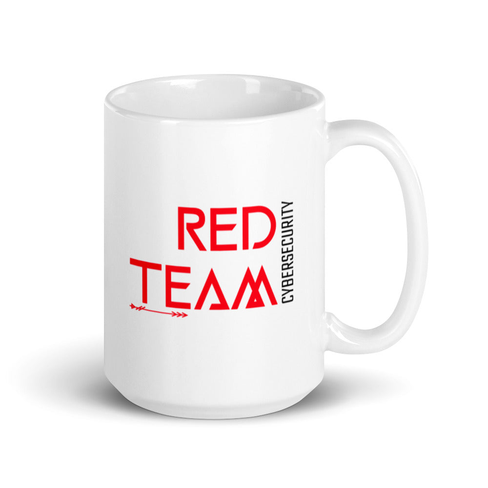 Cyber Security Red Team v4 - White glossy mug by DarkByteGear