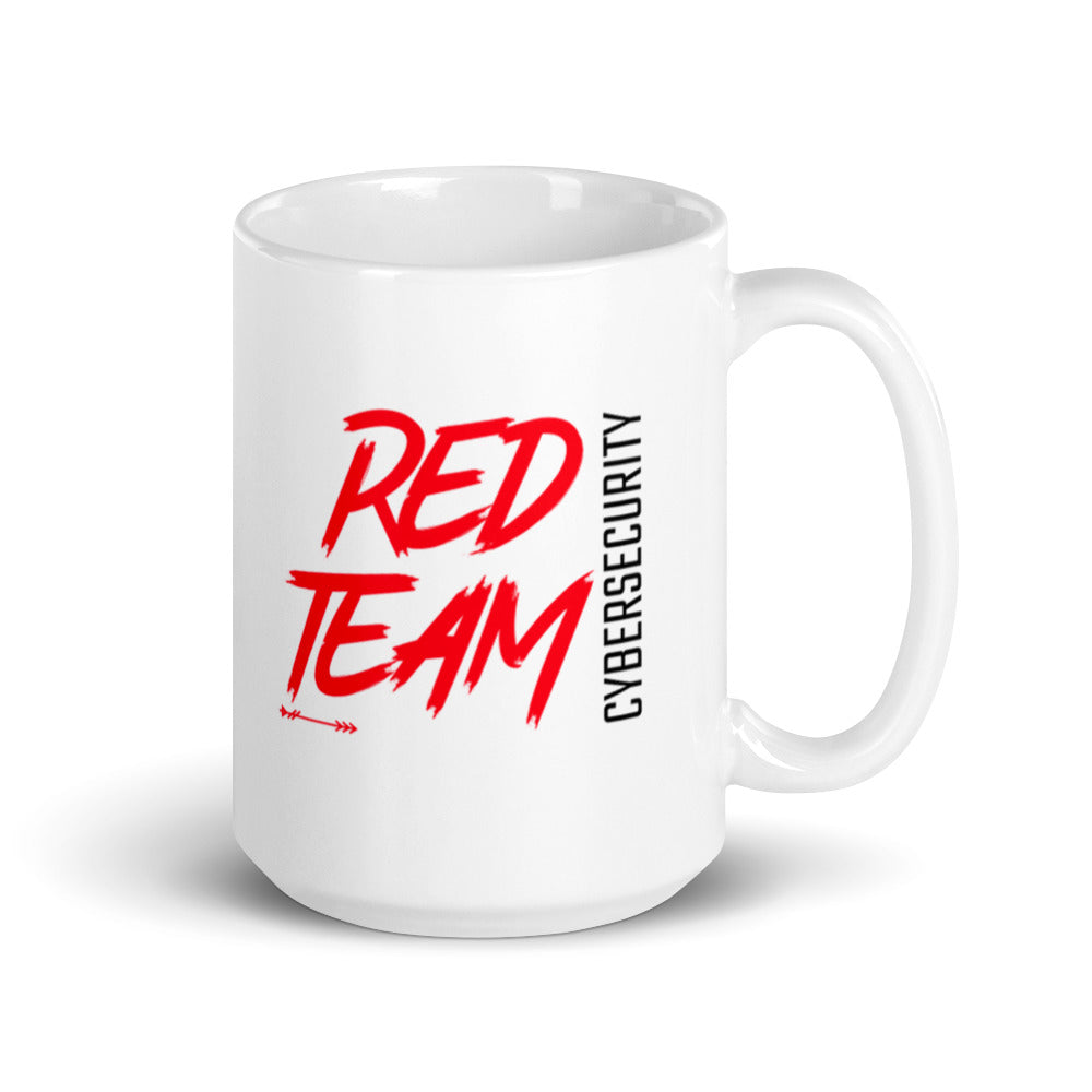 Cyber Security Red Team v6 - White glossy mug by DarkByteGear