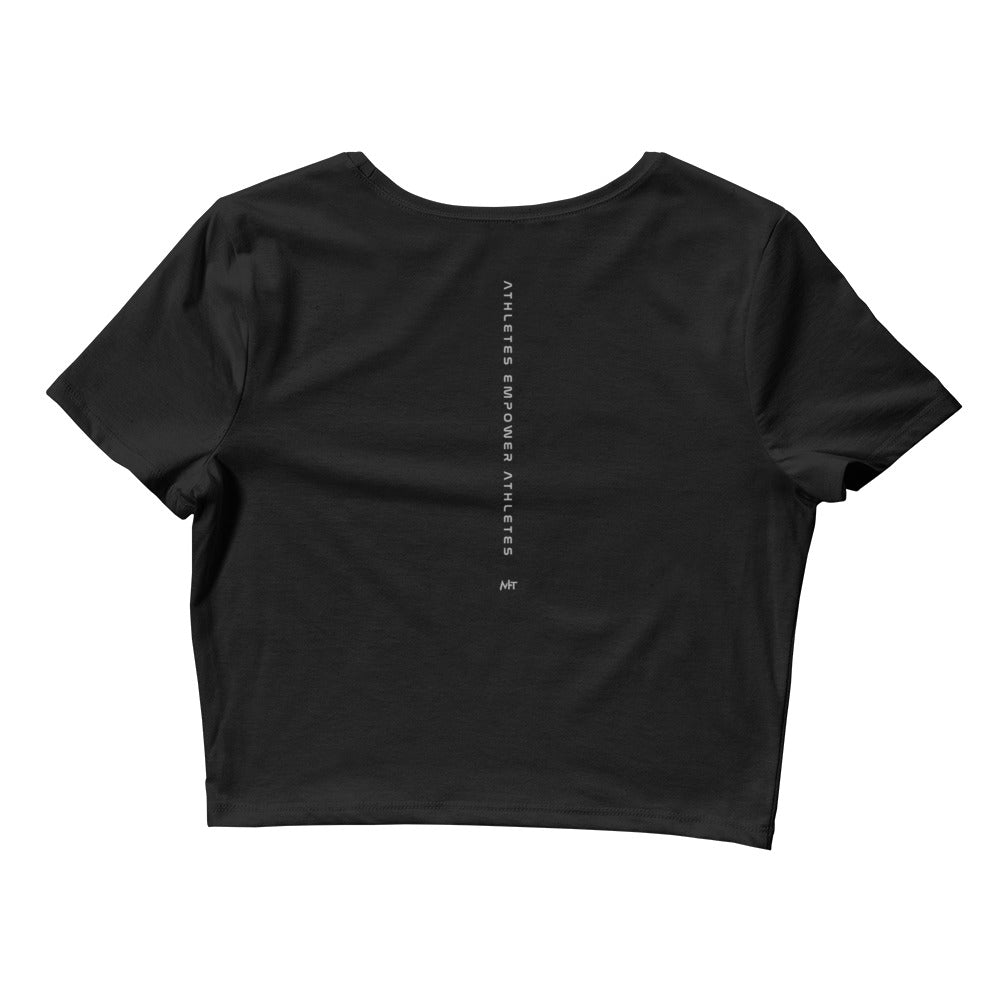 Athletes Empower Athletes - Women’s Crop Tee by DarkByteGear