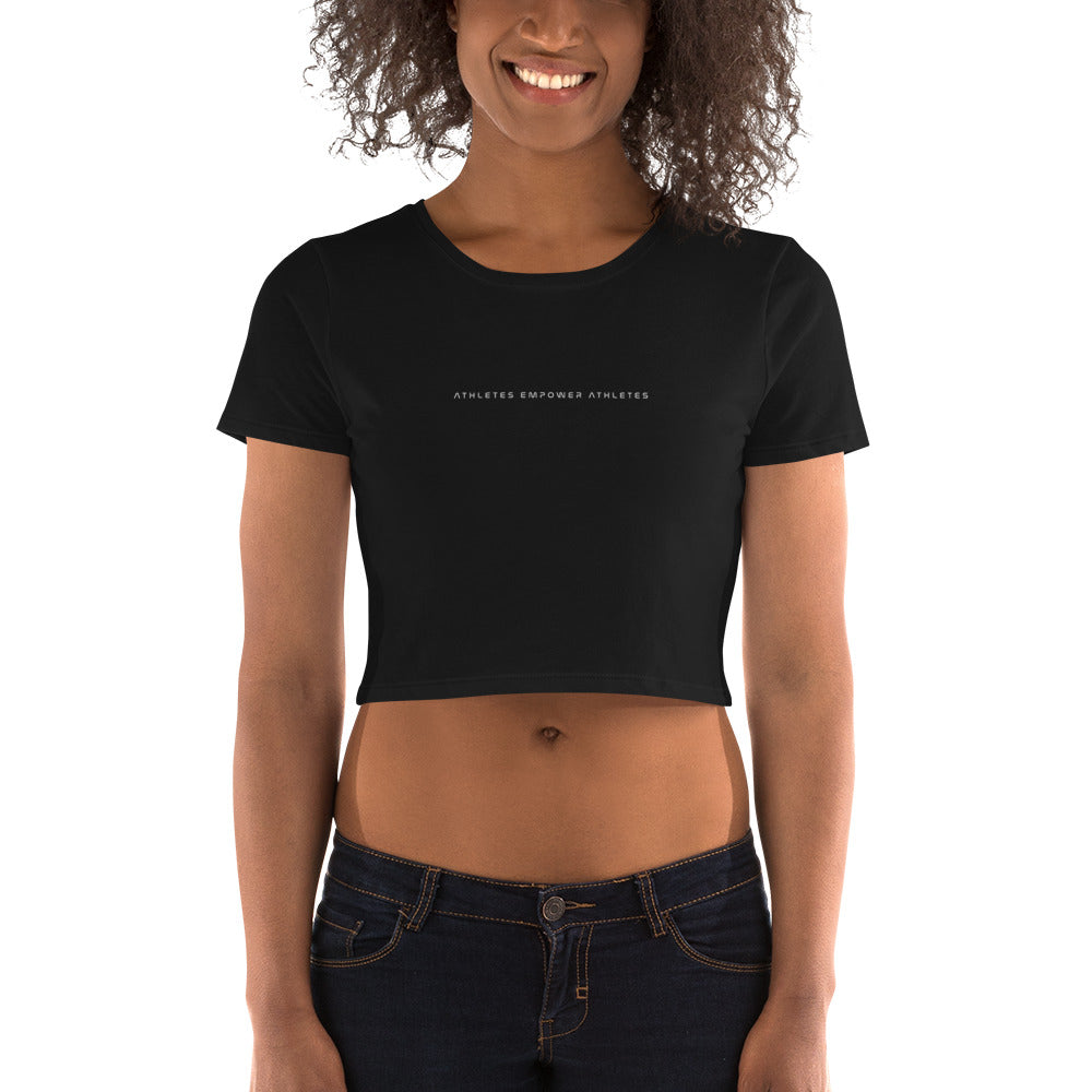 Athletes Empower Athletes - Women’s Crop Tee by DarkByteGear