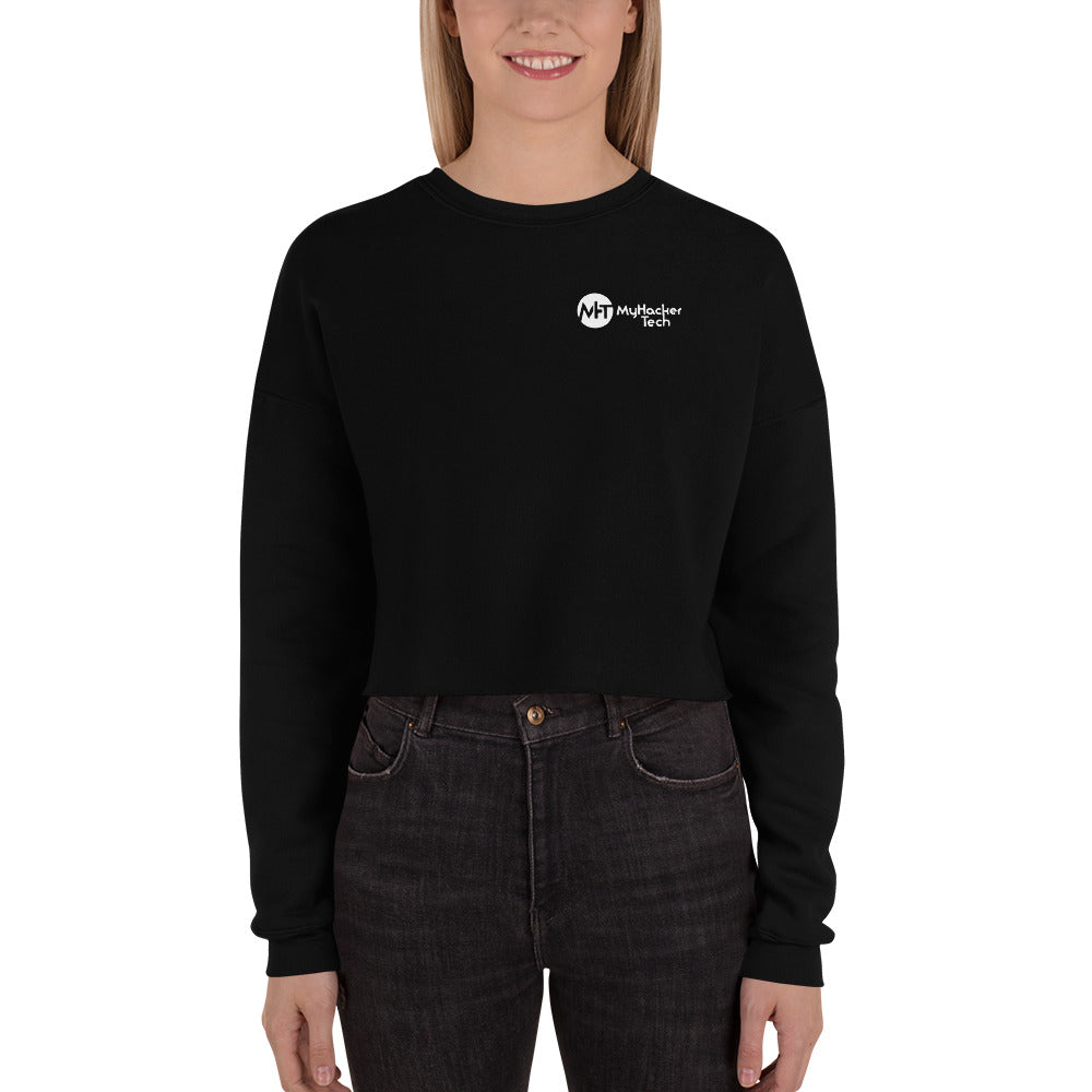 0 - Day Hunter - Crop Sweatshirt (back print) by DarkByteGear