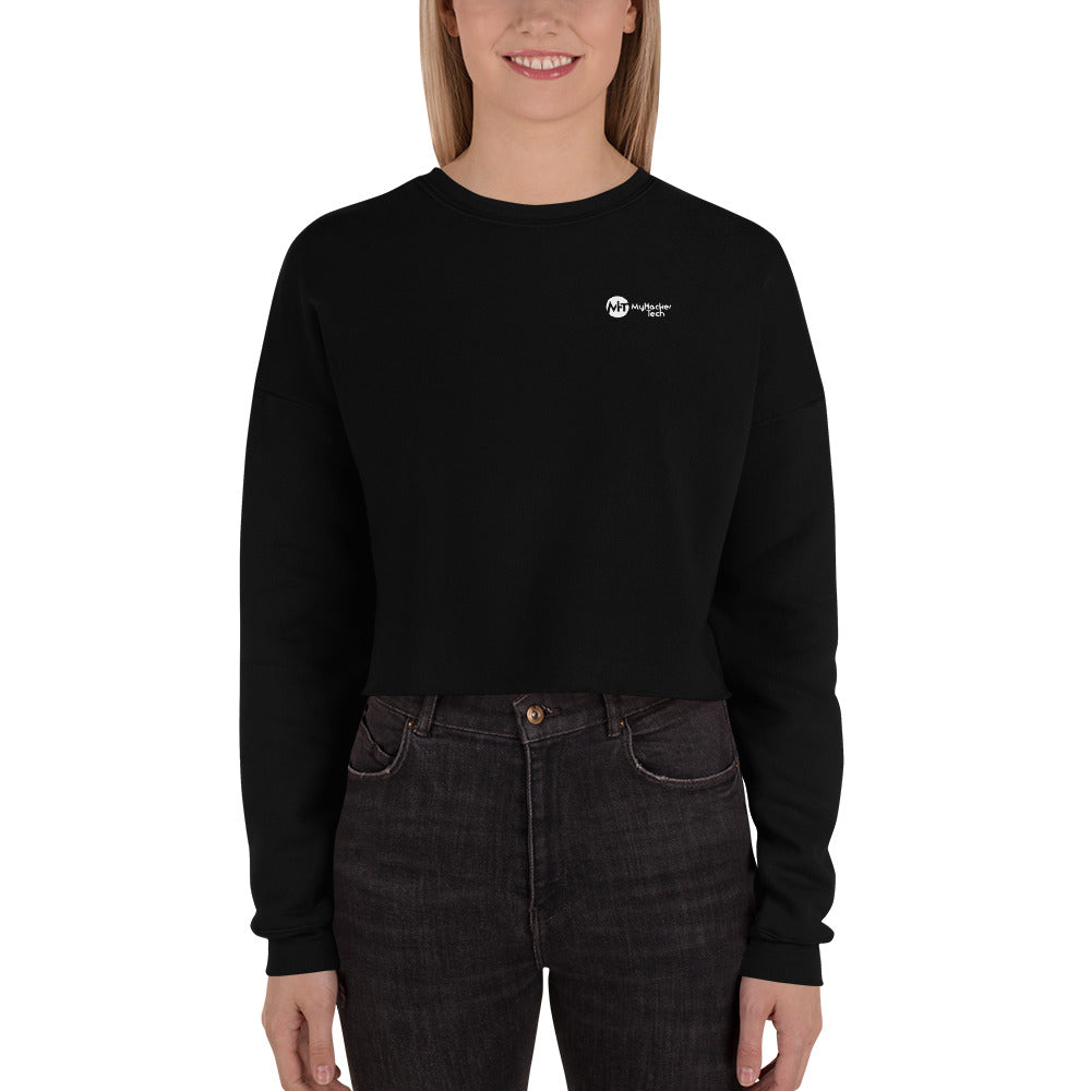 Cyber Security Red Team v2 - Crop Sweatshirt (back print) by DarkByteGear