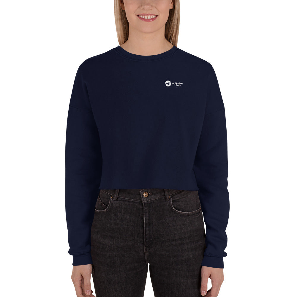 Cyber Security Red Team v2 - Crop Sweatshirt (back print) by DarkByteGear