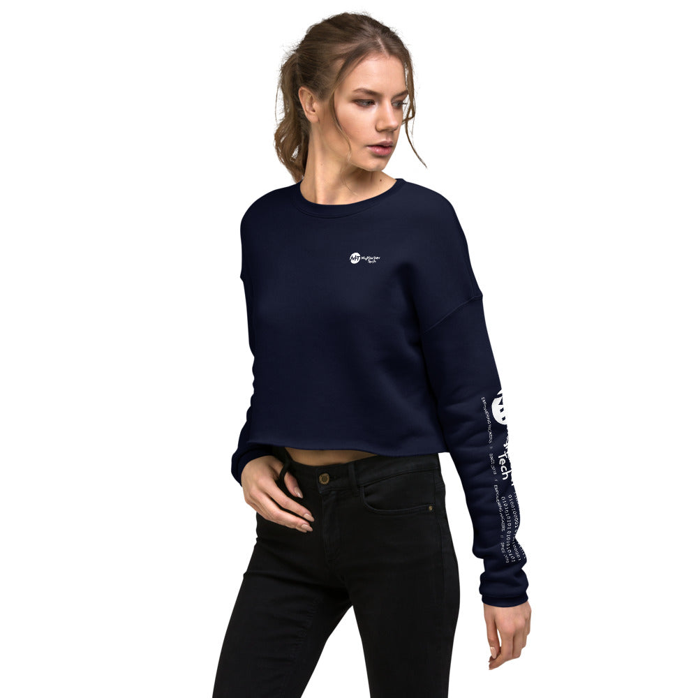 Cyber Security Red Team v2 - Crop Sweatshirt by DarkByteGear