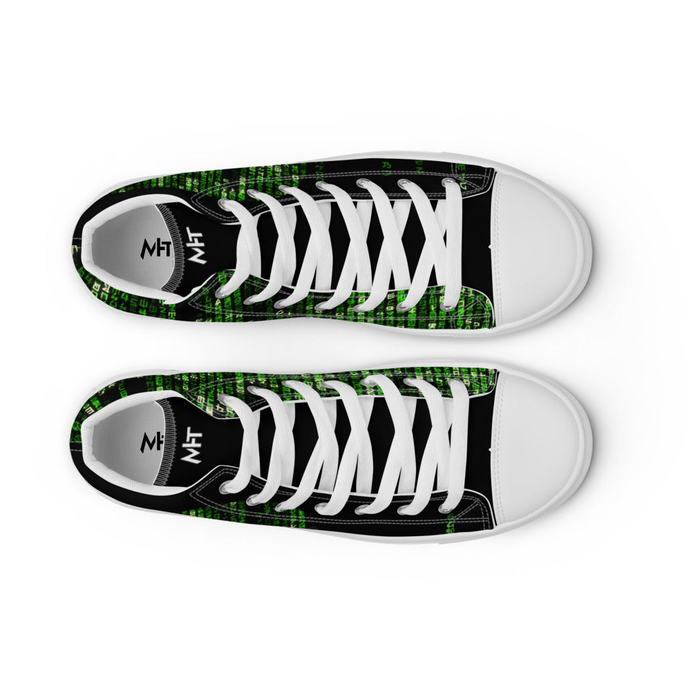 The source code - Women’s high top canvas shoes by DarkByteGear