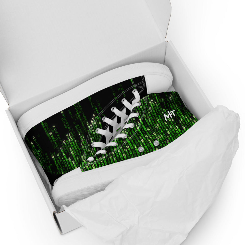 The source code - Women’s high top canvas shoes by DarkByteGear
