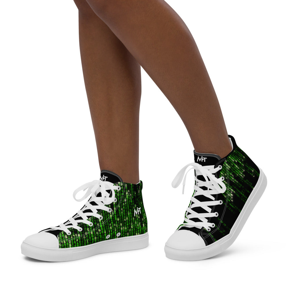 The source code - Women’s high top canvas shoes by DarkByteGear