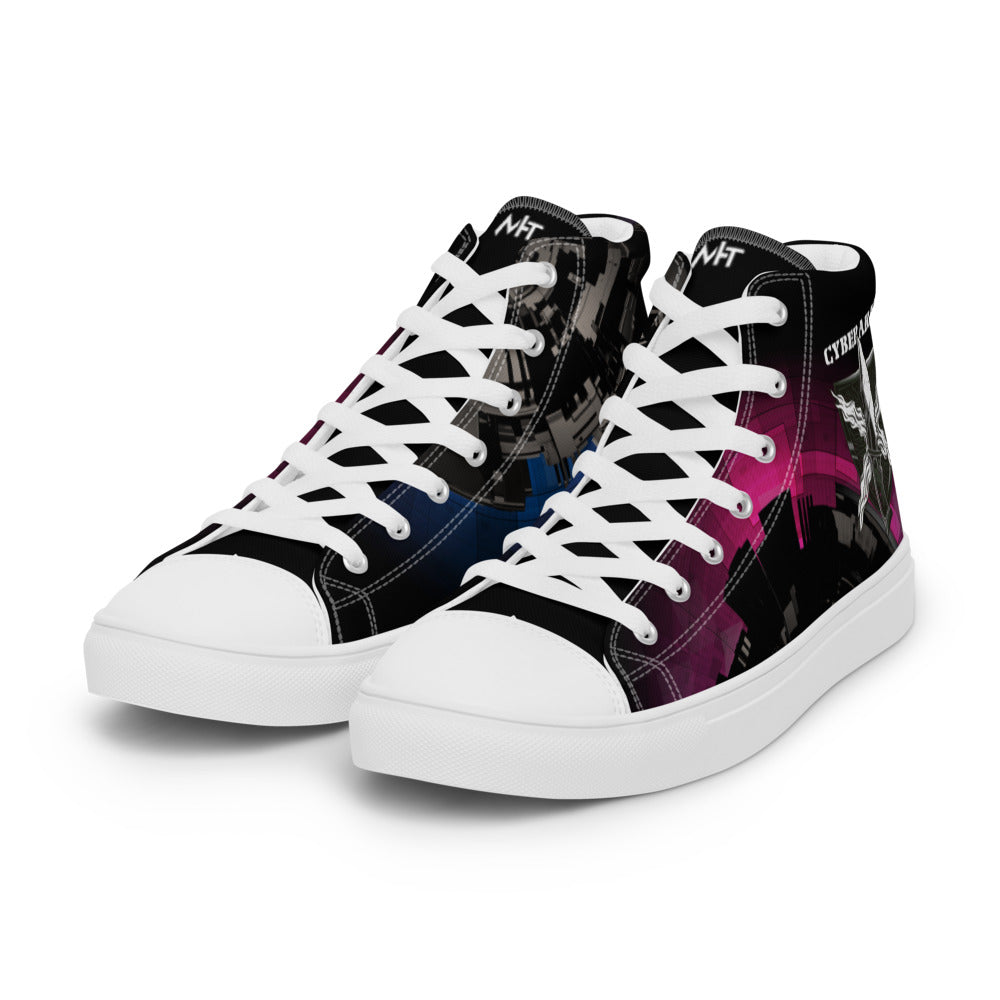 Cyber Security Red Team V10 - Women’s high top canvas shoes by DarkByteGear