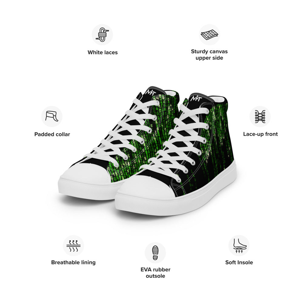 The source code - Women’s high top canvas shoes by DarkByteGear