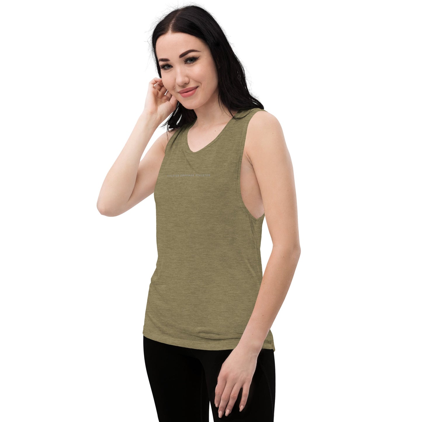 Athletes Empower Athletes - Ladies’ Muscle Tank by DarkByteGear