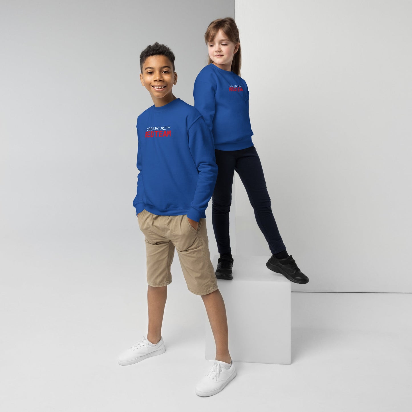 Cyber Security Red Team - Junior - Youth crewneck sweatshirt by DarkByteGear