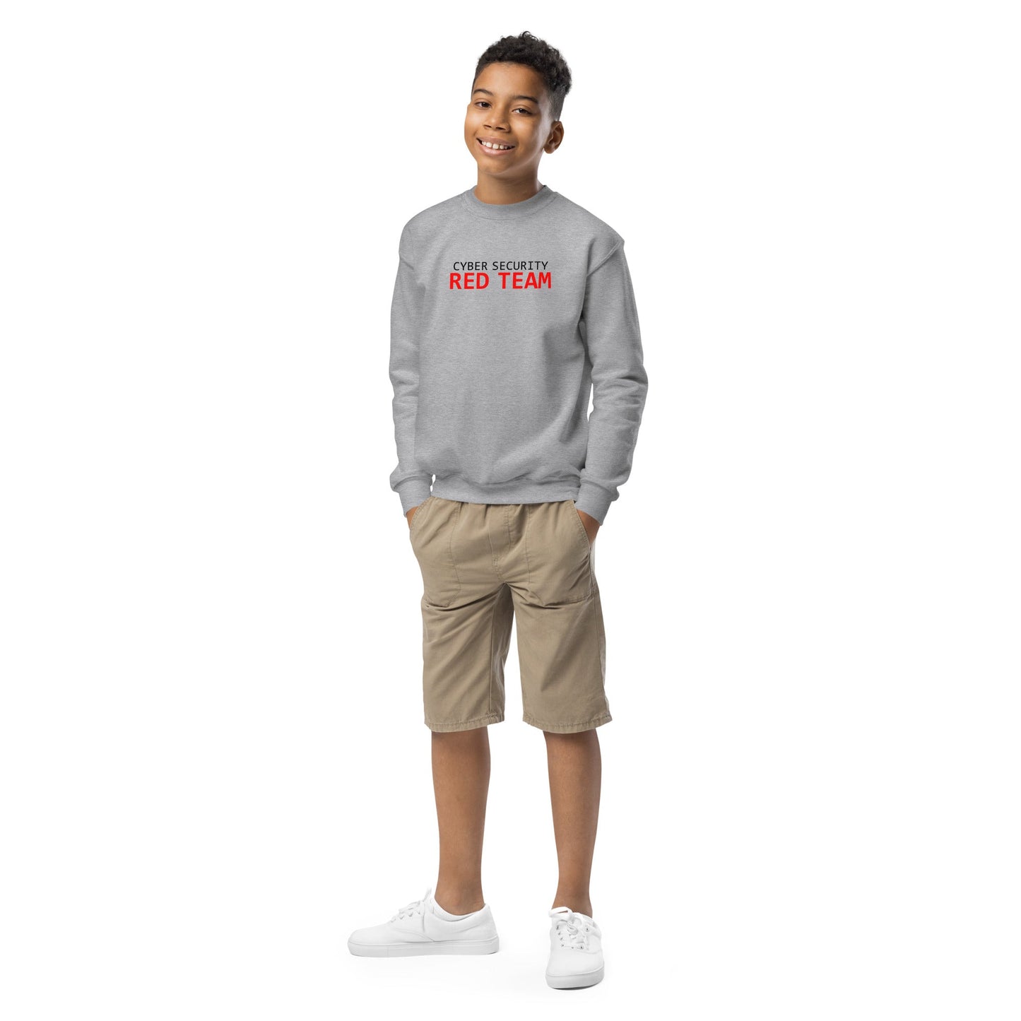 Cyber Security Red Team - Junior - Youth crewneck sweatshirt by DarkByteGear