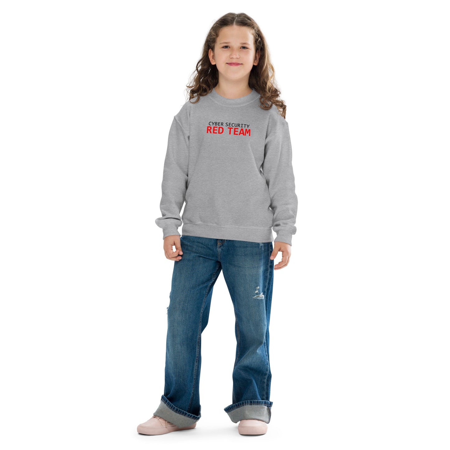 Cyber Security Red Team - Junior - Youth crewneck sweatshirt by DarkByteGear