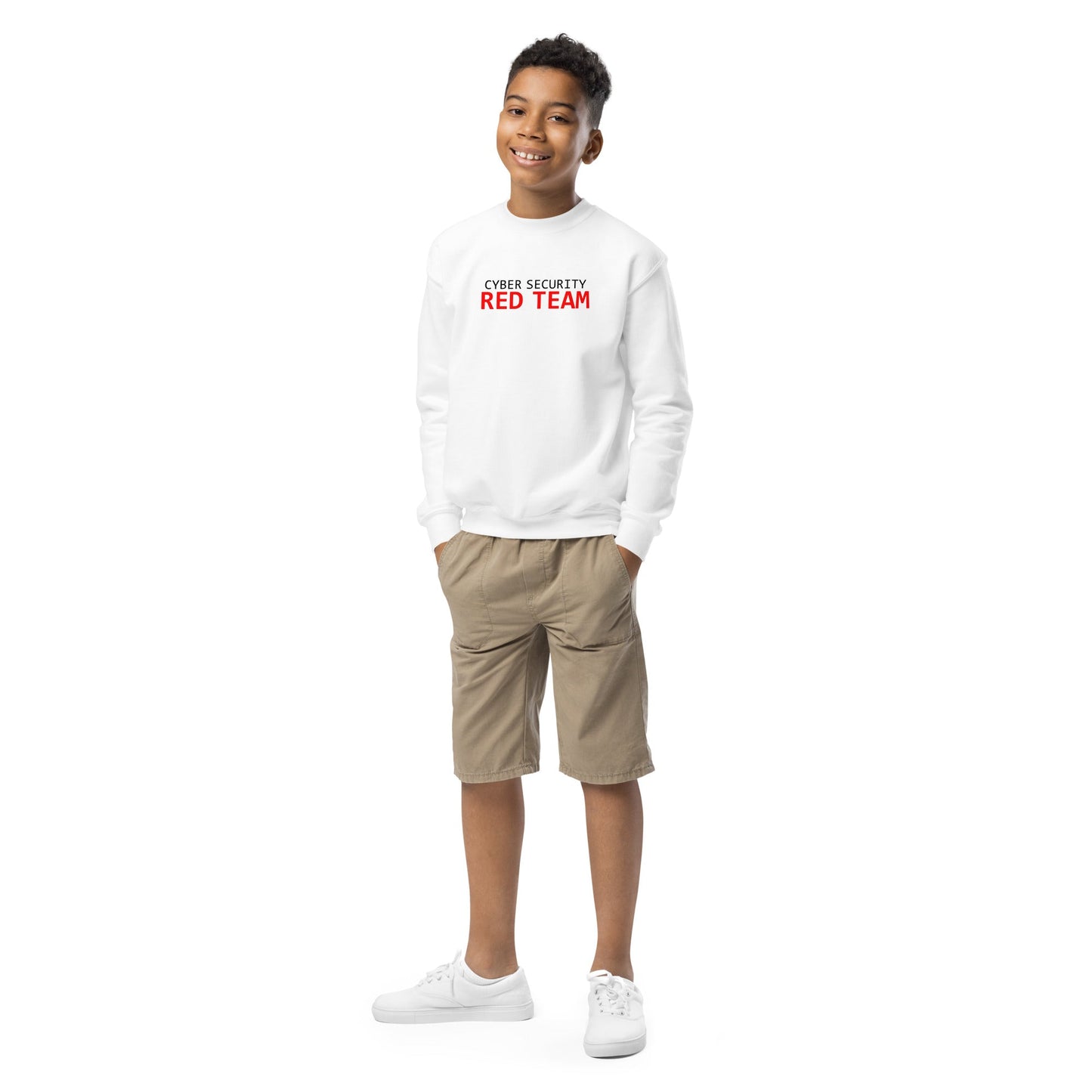 Cyber Security Red Team - Junior - Youth crewneck sweatshirt by DarkByteGear