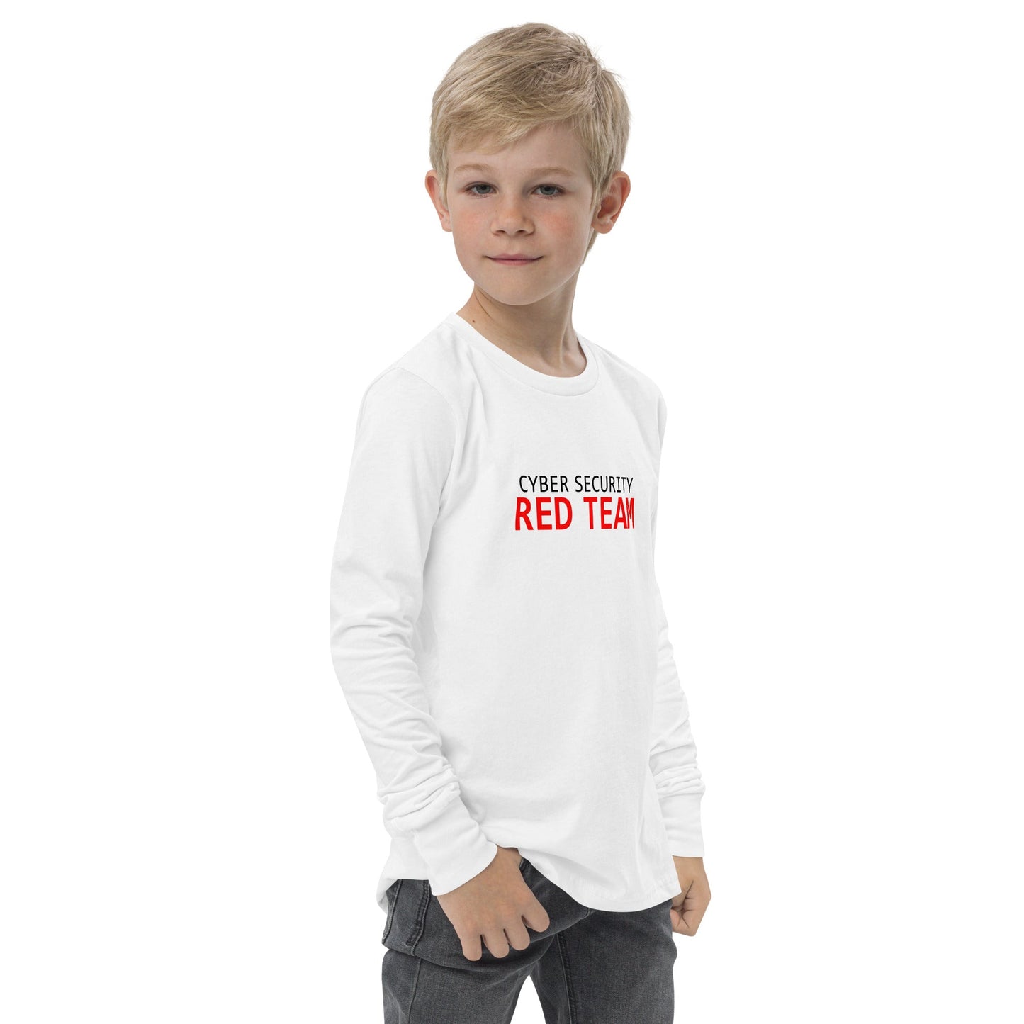 Cyber Security Red Team - Junior - Youth long sleeve tee by DarkByteGear