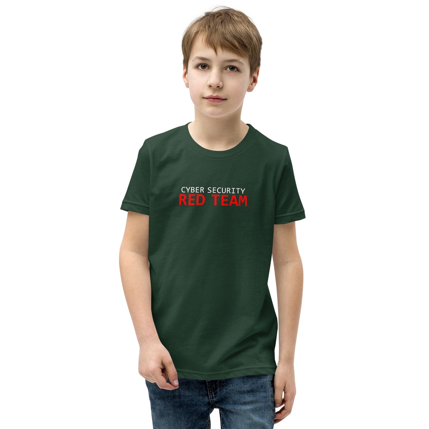 Cyber Security Red Team - Junior - Youth Short Sleeve T-Shirt by DarkByteGear