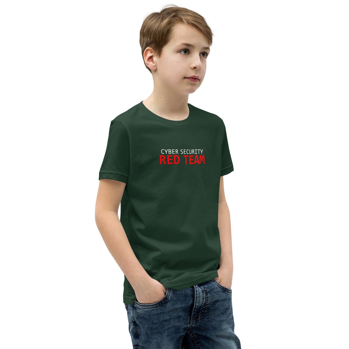 Cyber Security Red Team - Junior - Youth Short Sleeve T-Shirt by DarkByteGear