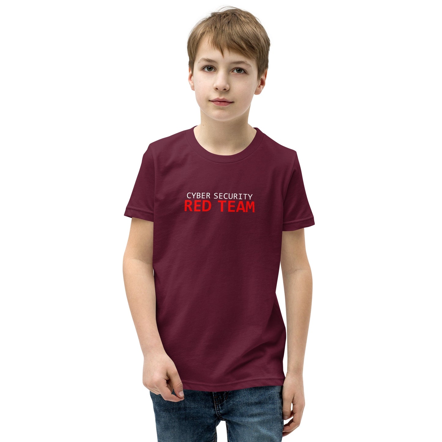 Cyber Security Red Team - Junior - Youth Short Sleeve T-Shirt by DarkByteGear