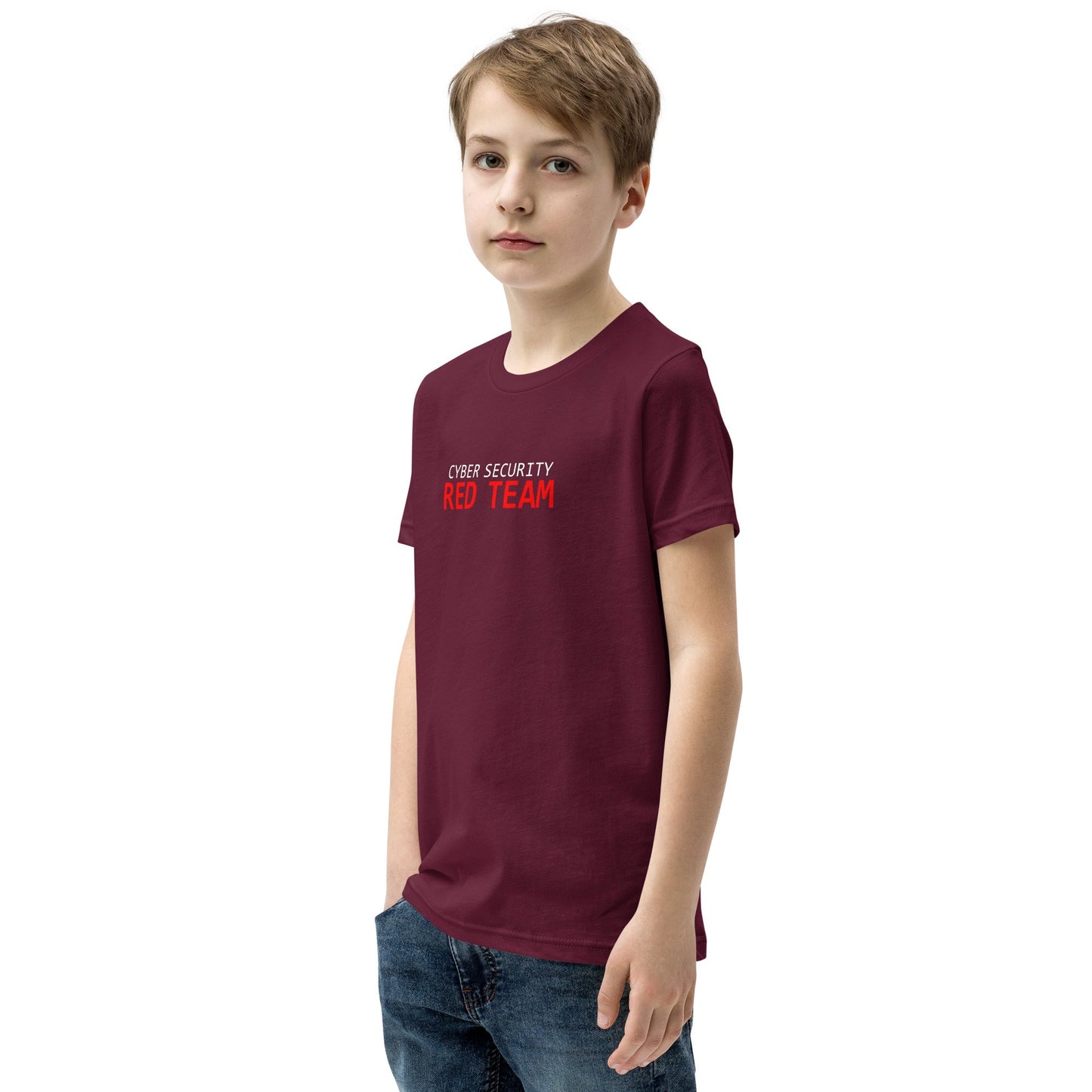 Cyber Security Red Team - Junior - Youth Short Sleeve T-Shirt by DarkByteGear
