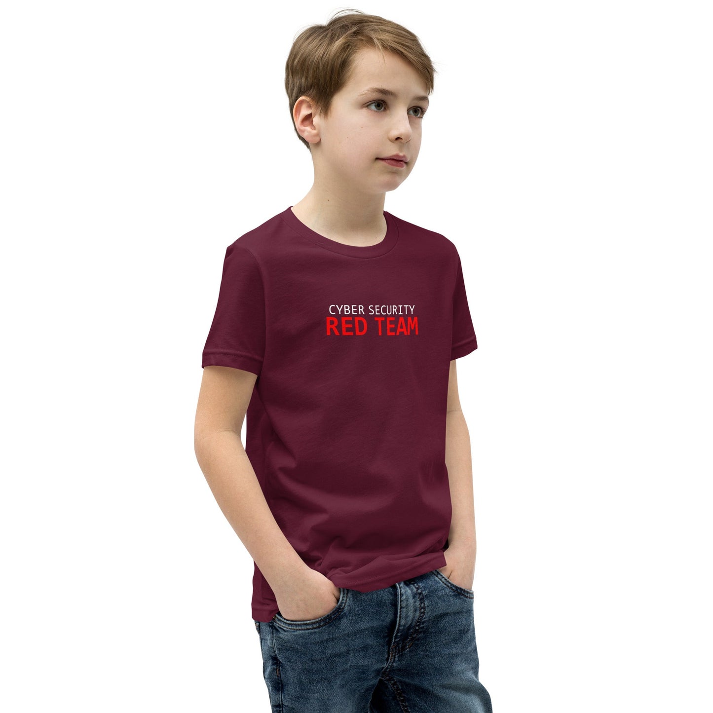 Cyber Security Red Team - Junior - Youth Short Sleeve T-Shirt by DarkByteGear