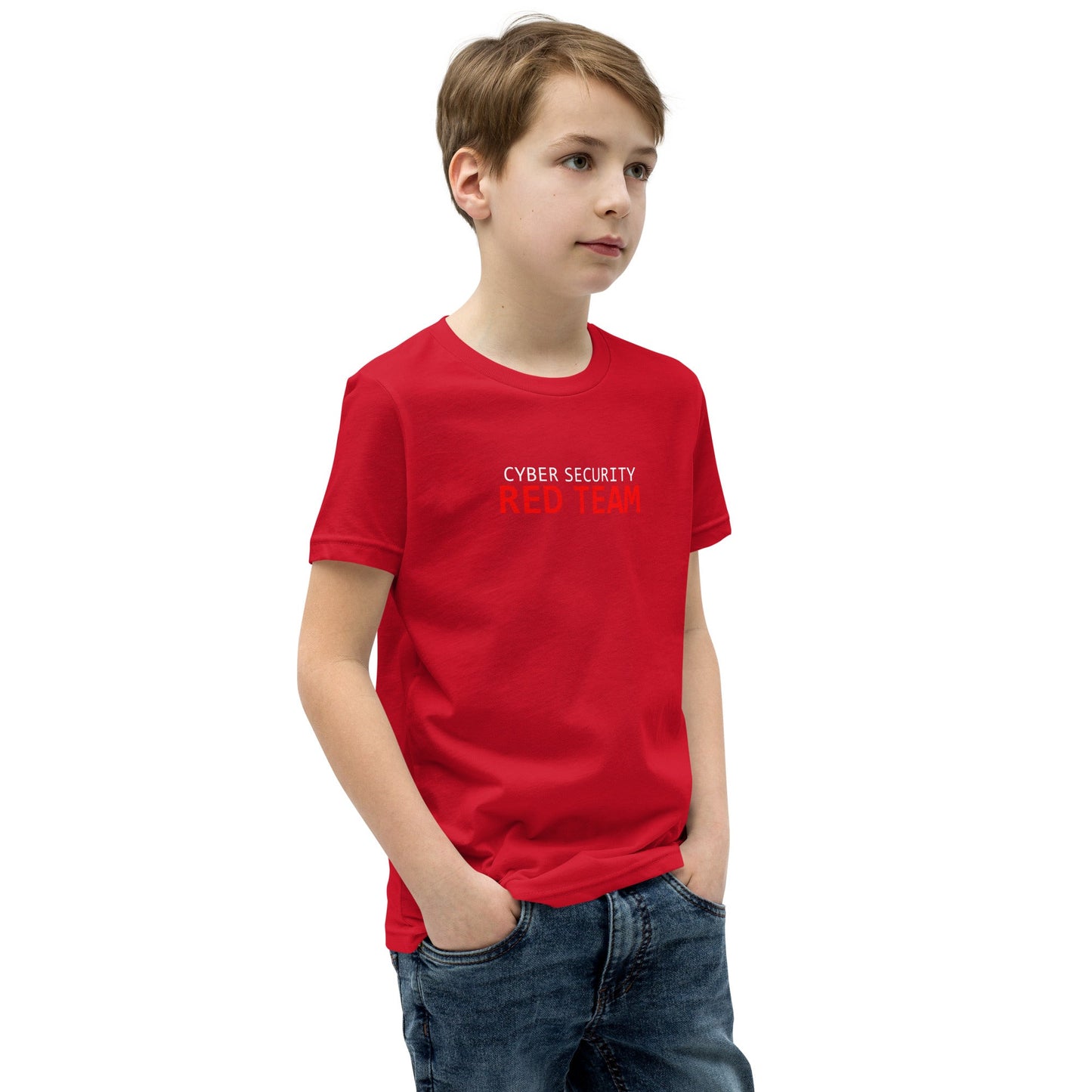 Cyber Security Red Team - Junior - Youth Short Sleeve T-Shirt by DarkByteGear