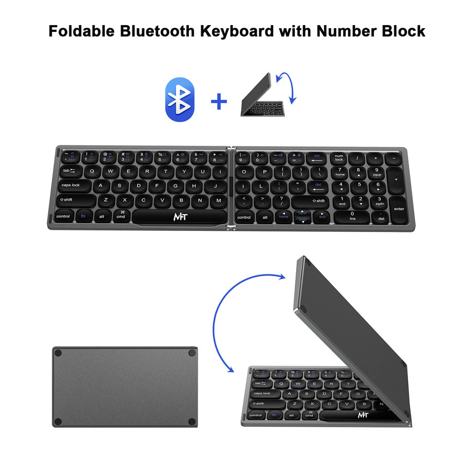 Black Hat Hacker Pro K81 Folding Keyboard by DarkByteGear