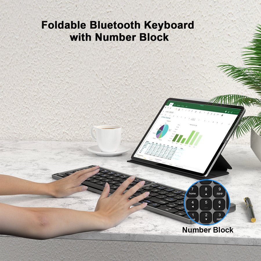 Black Hat Hacker Pro K81 Folding Keyboard by DarkByteGear