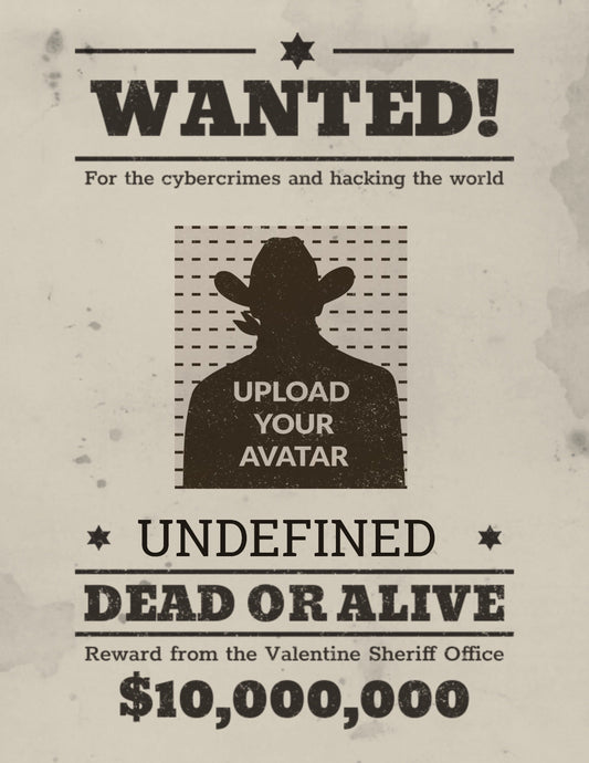 Wanted for the cybercrimes by DarkByteGear