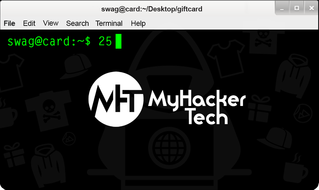My Hacker Tech Swag Card by DarkByteGear