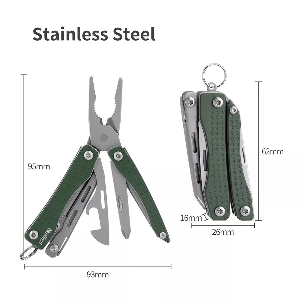 10 IN 1 Multi Functional Folding EDC Hand Tool by DarkByteGear