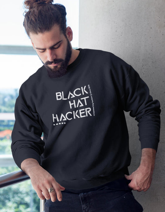 Black Hat Hacker v1 - Unisex Sweatshirt by DarkByteGear