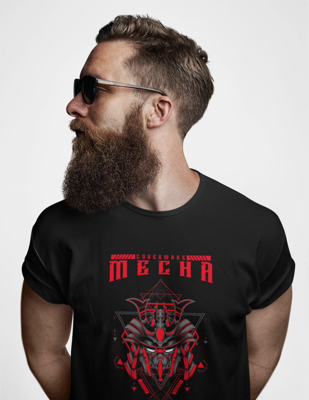 CyberWare Mecha - Short-Sleeve Unisex T-Shirt by DarkByteGear