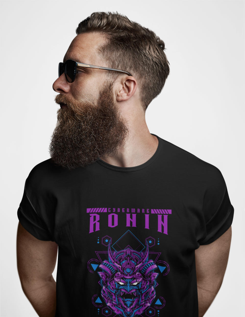 CyberWare Ronin - Short-Sleeve Unisex T-Shirt by DarkByteGear
