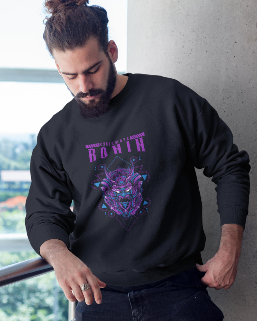 CyberWare Ronin - Unisex Sweatshirt by DarkByteGear