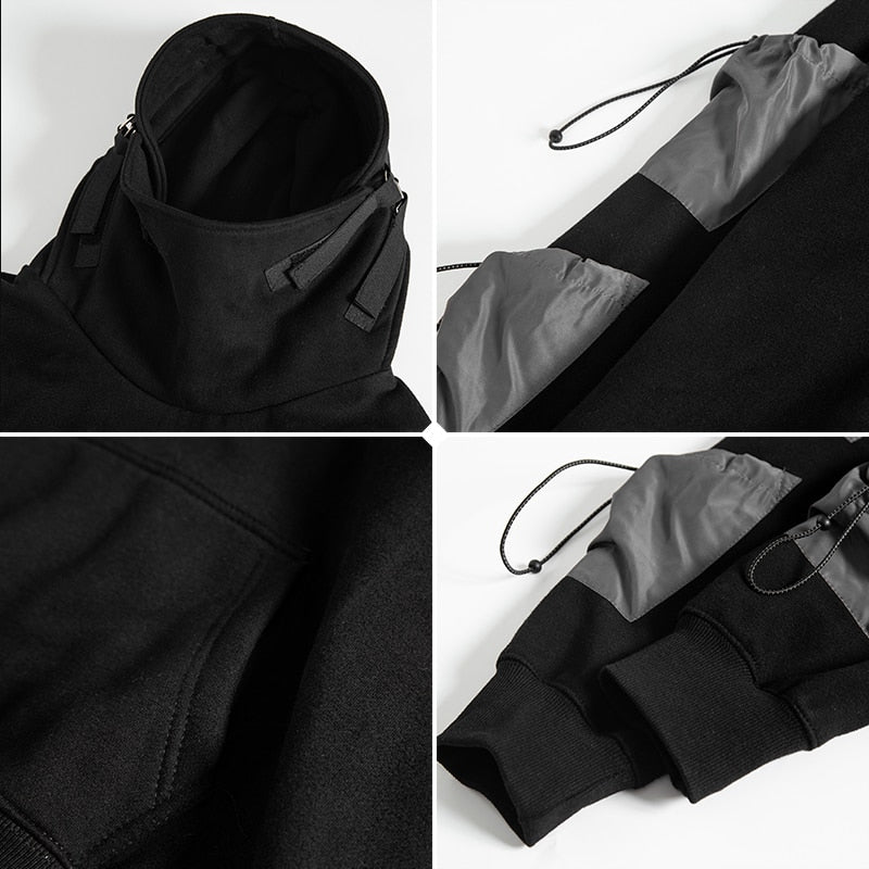 Neo-Tokyo Tech Fusion Techgear Hoodie by DarkByteGear