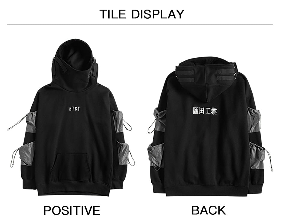 Neo-Tokyo Tech Fusion Techgear Hoodie by DarkByteGear