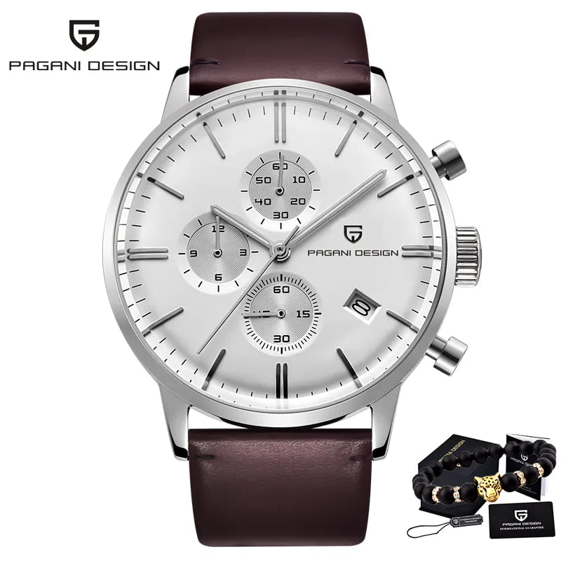 PAGANI DESIGN 2720 Men's Watches Quartz Business watch by DarkByteGear