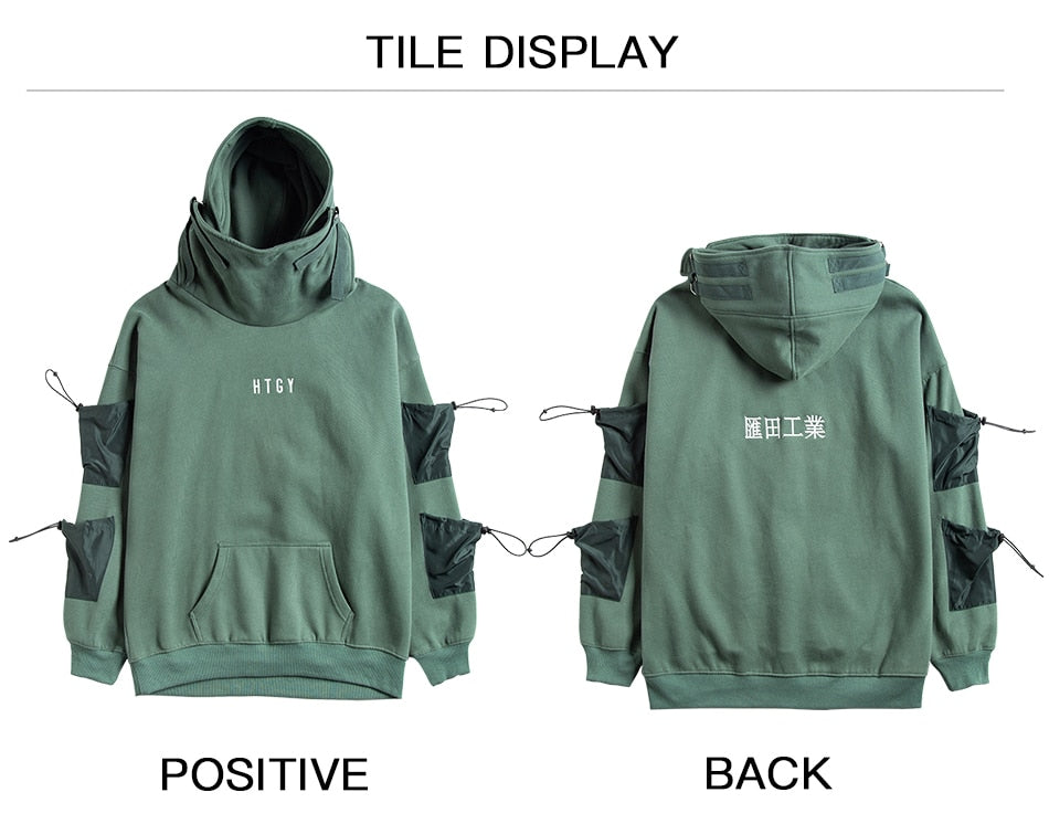 Neo-Tokyo Tech Fusion Techgear Hoodie by DarkByteGear