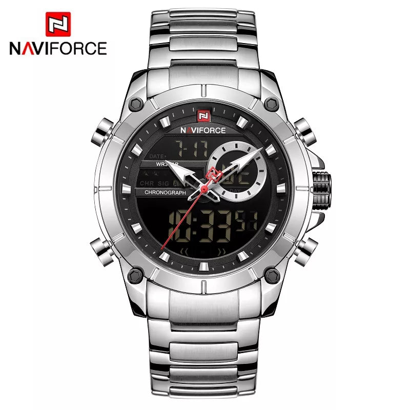 NAVIFORCE Casual Quartz Watch Men by DarkByteGear