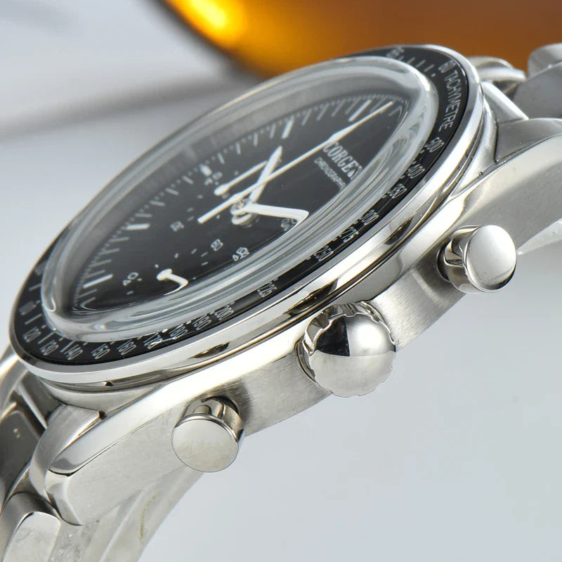 Corgeut 40MM Mens Chronograph Quartz Watch by DarkByteGear