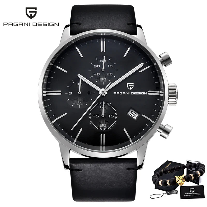 PAGANI DESIGN 2720 Men's Watches Quartz Business watch by DarkByteGear